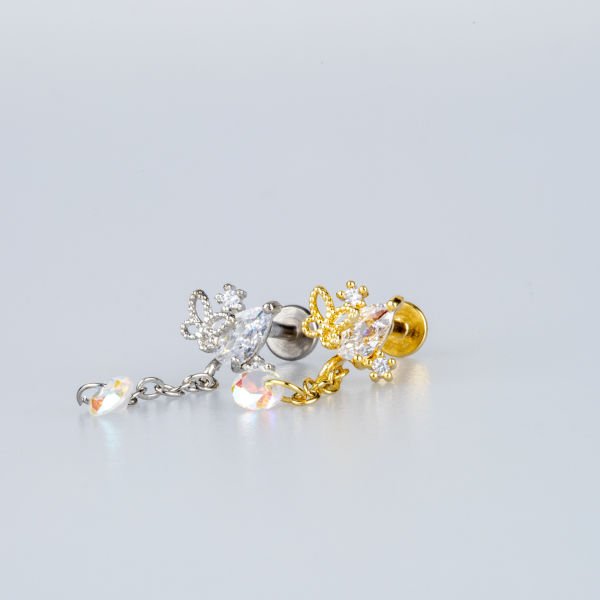 Piercing Tragus Kelebek