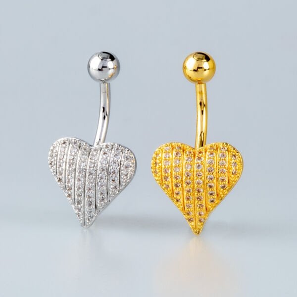 Piercing Göbek Kalp