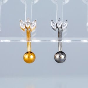 Piercing Titanyum Ters Göbek Fashion