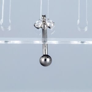 Piercing Titanyum Ters Göbek Fashion Arı
