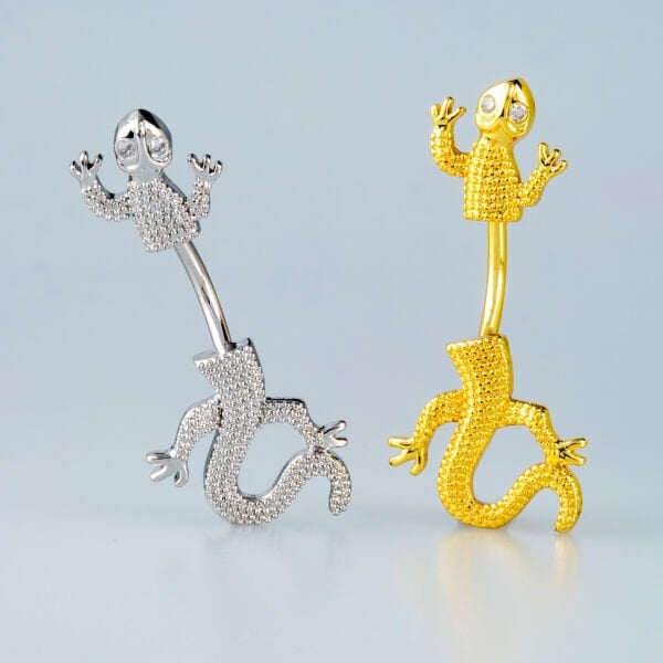 Piercing Göbek Kertenkele