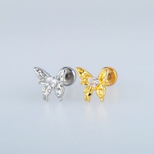 Piercing Tragus Kelebek