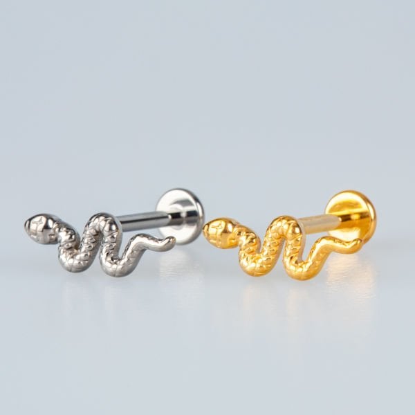 Piercing Titanyum Tragus Yılan