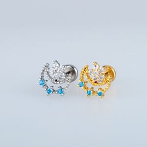 Piercing Tragus Ay Yıldız