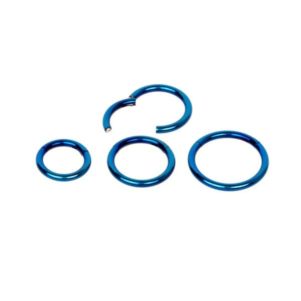 Halka Piercing Mavi 1.2mm Segment