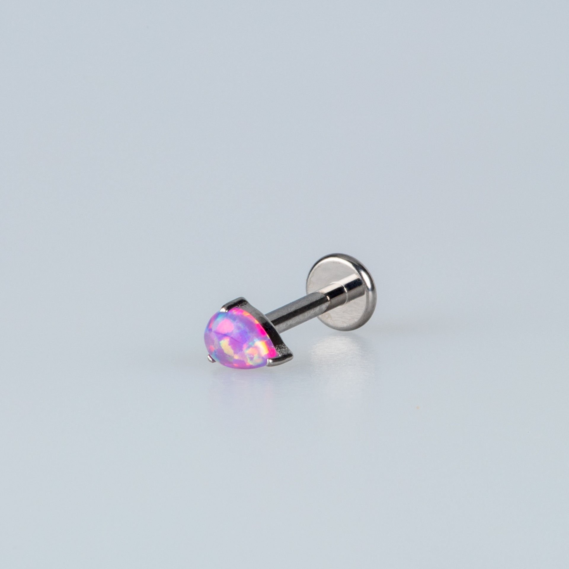 Piercing Titanyum Tragus Opal Damla