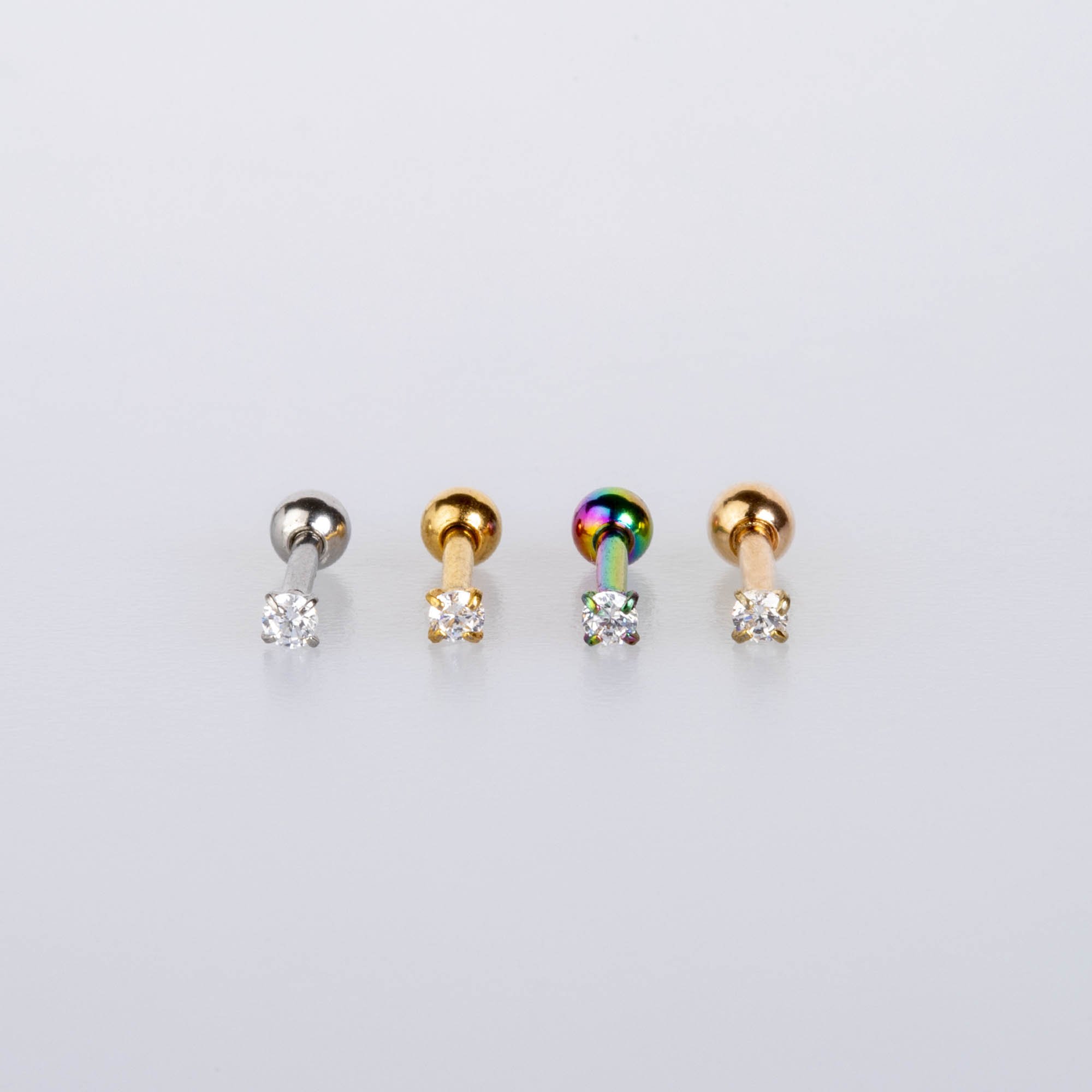 Piercing Tragus 2mm Yuvarlak Taş