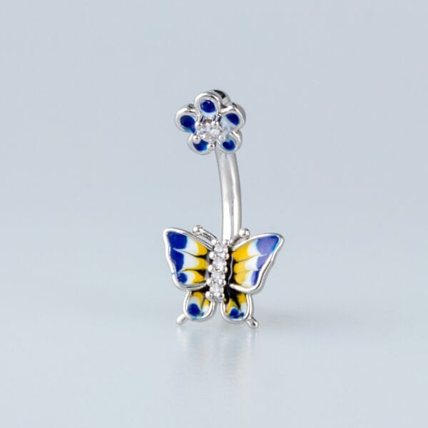 Piercing Göbek Kelebek