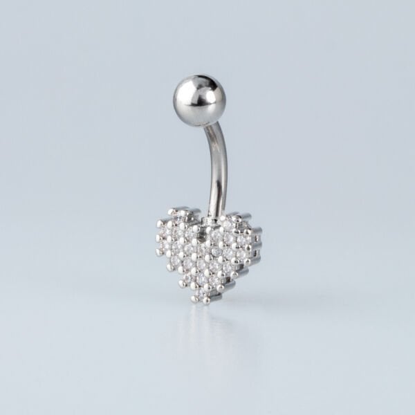Piercing Göbek Kalp