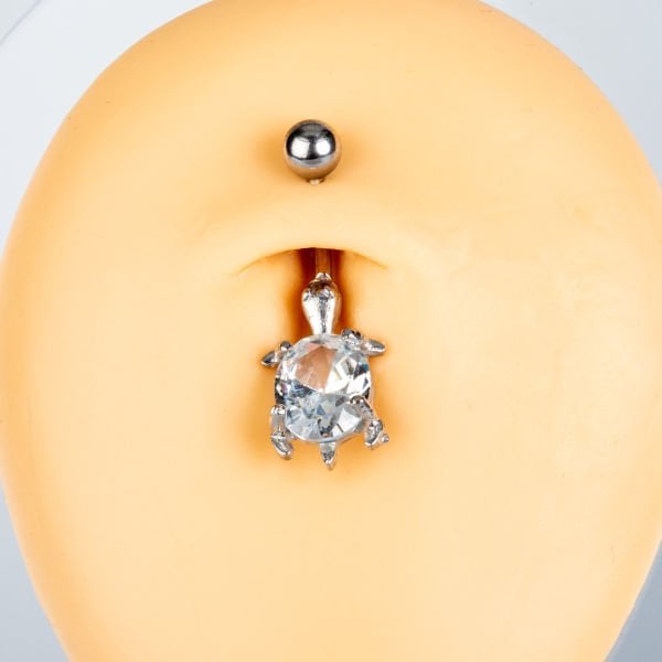 Piercing Göbek Kaplumbağa