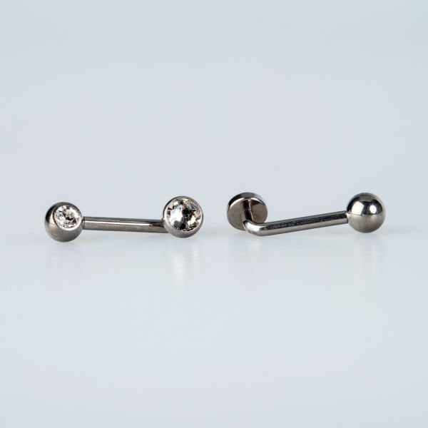 Piercing Titanyum Genital 5mm Taş