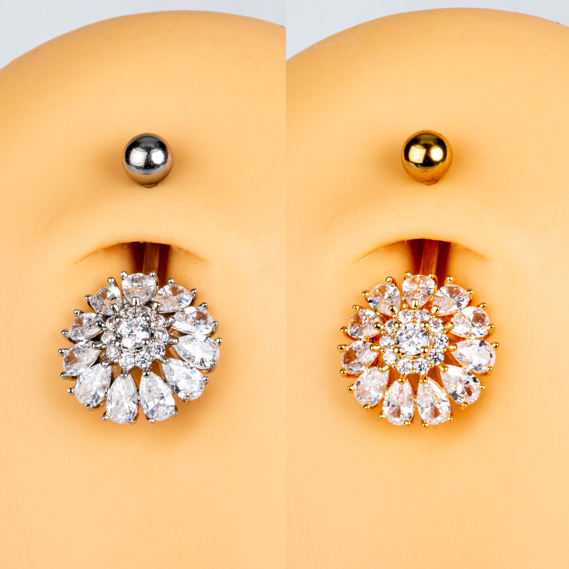 Piercing Göbek çiçek