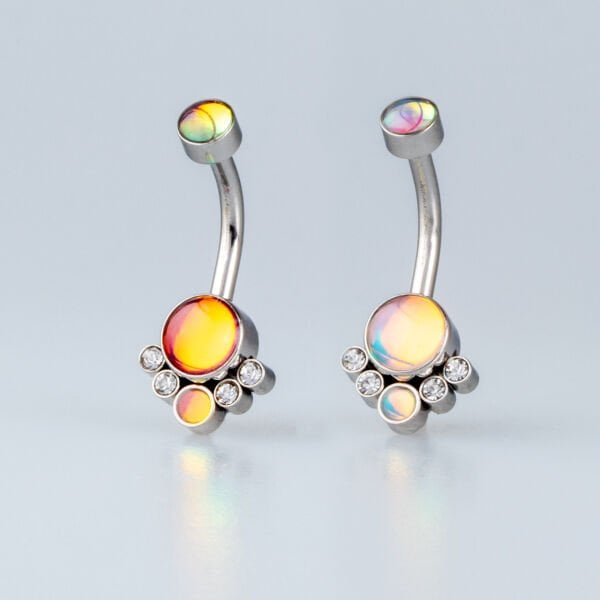 Piercing Çelik Göbek 2 Renk Seçeneği