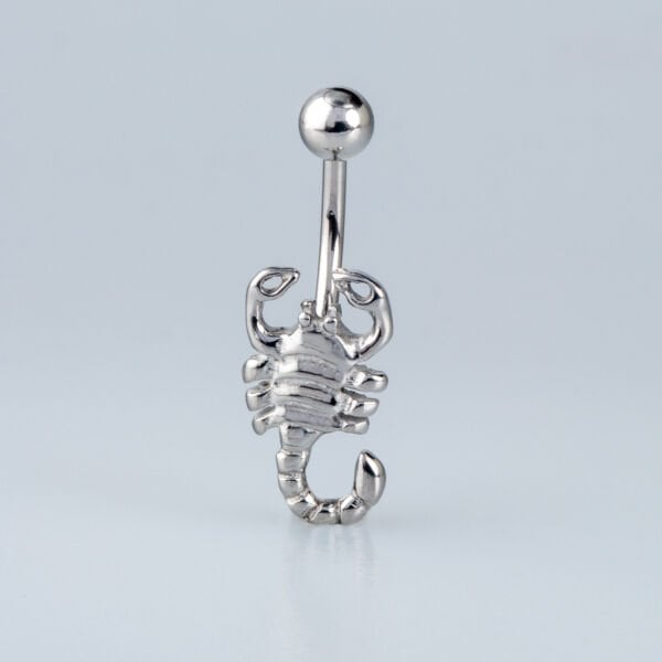 Piercing Çelik Göbek Akrep