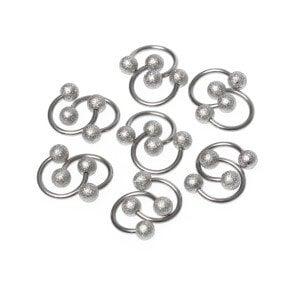 Piercing Septum Smiley 4mm Top