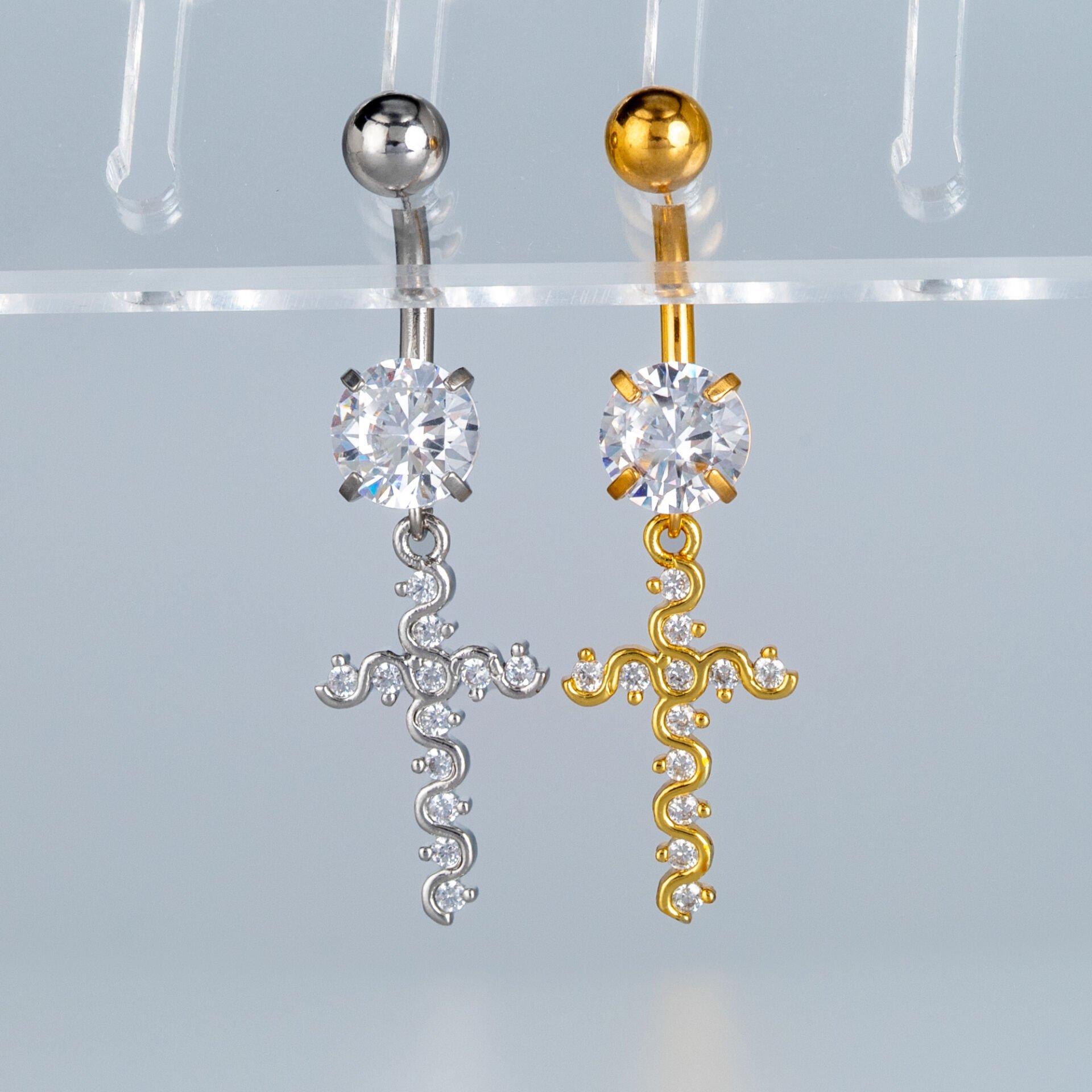 Piercing Göbek Fashion Haç