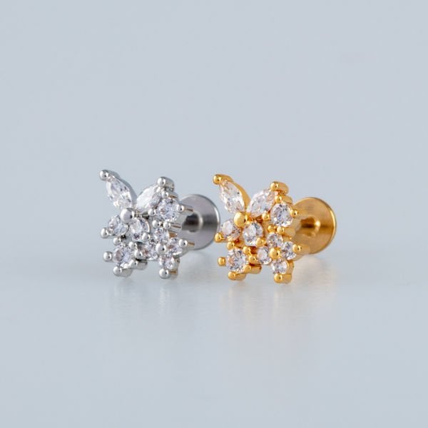 Piercing Tragus Kelebek