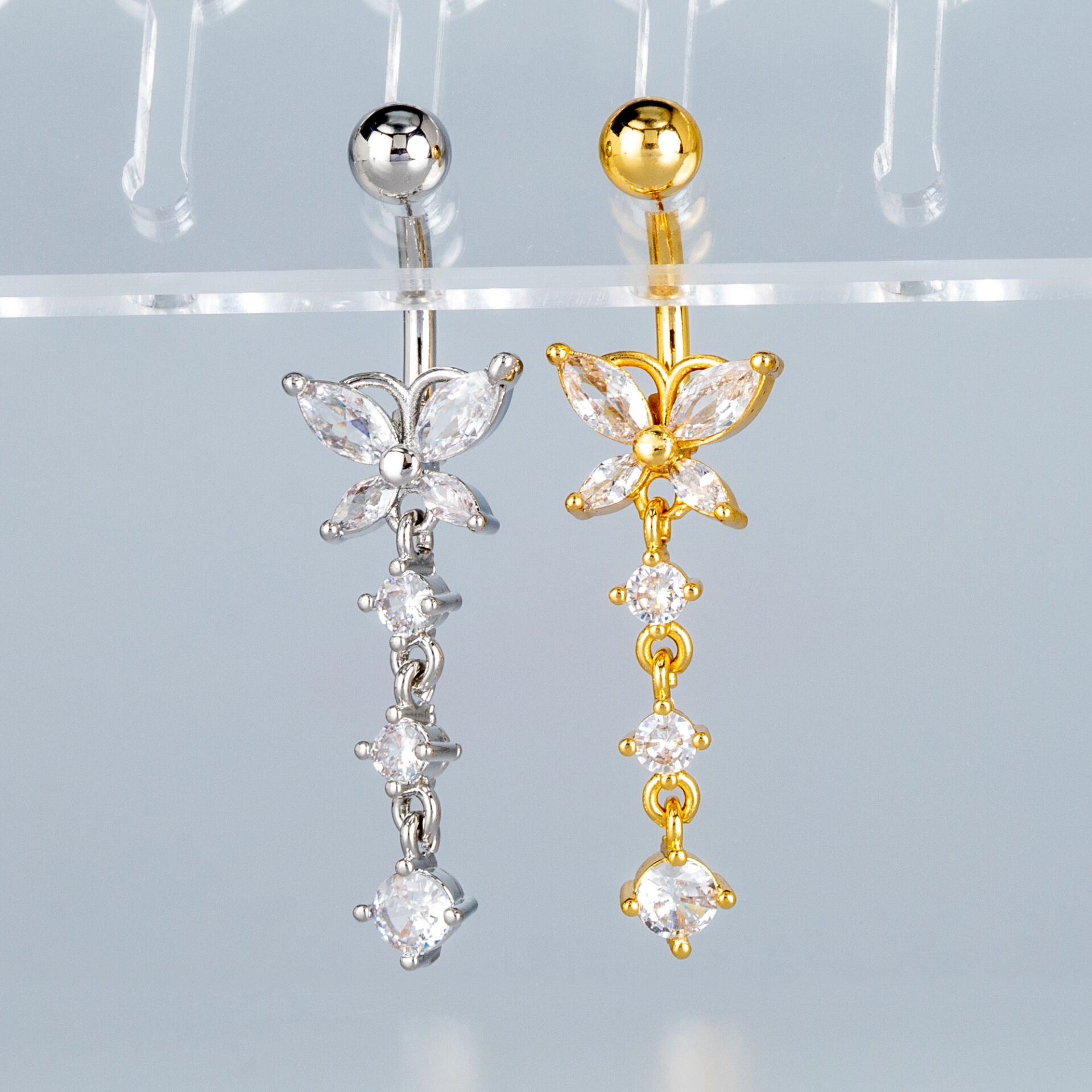 Piercing Göbek Fashion Kelebek