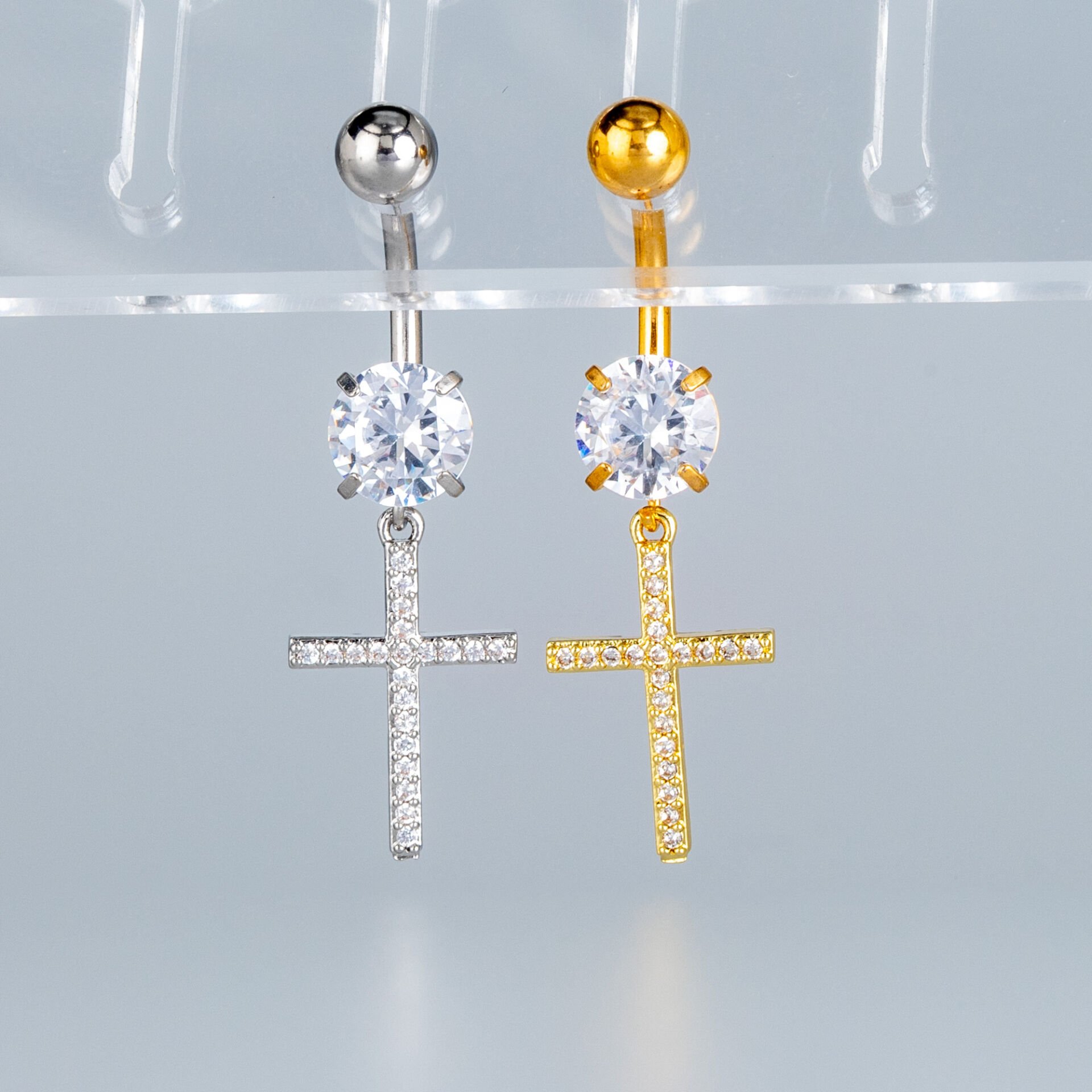 Piercing Göbek Fashion Haç