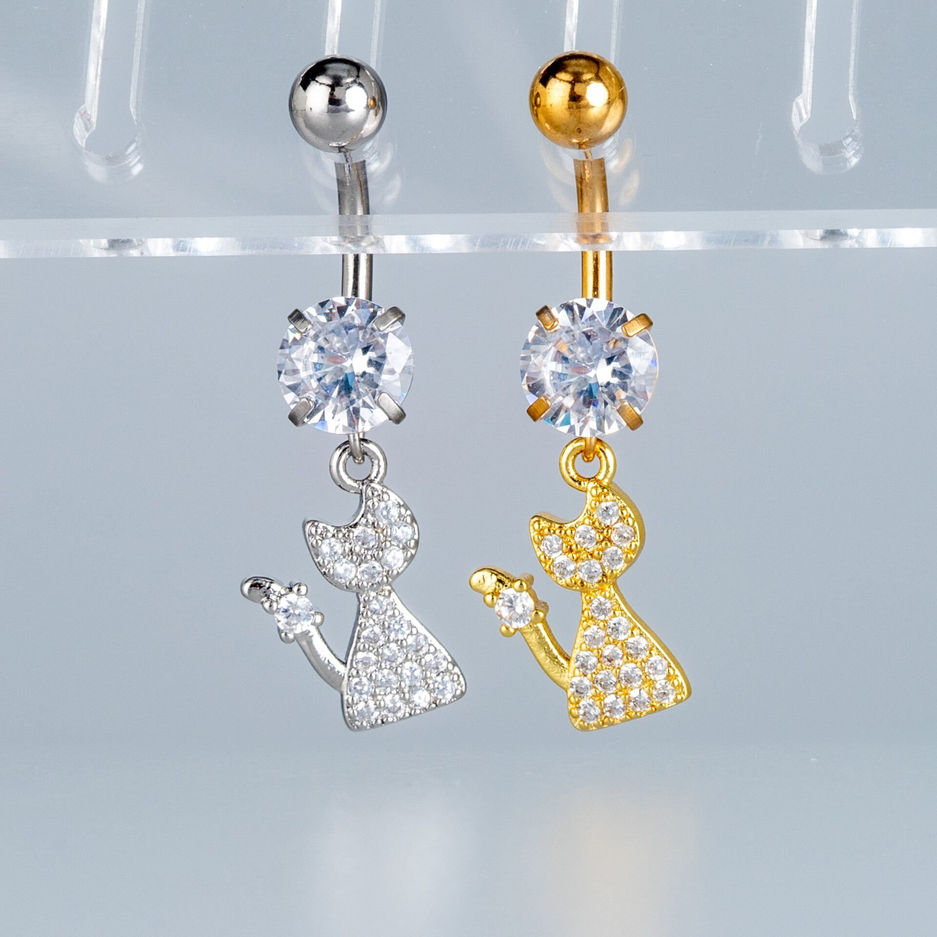 Piercing Göbek Fashion Kedi