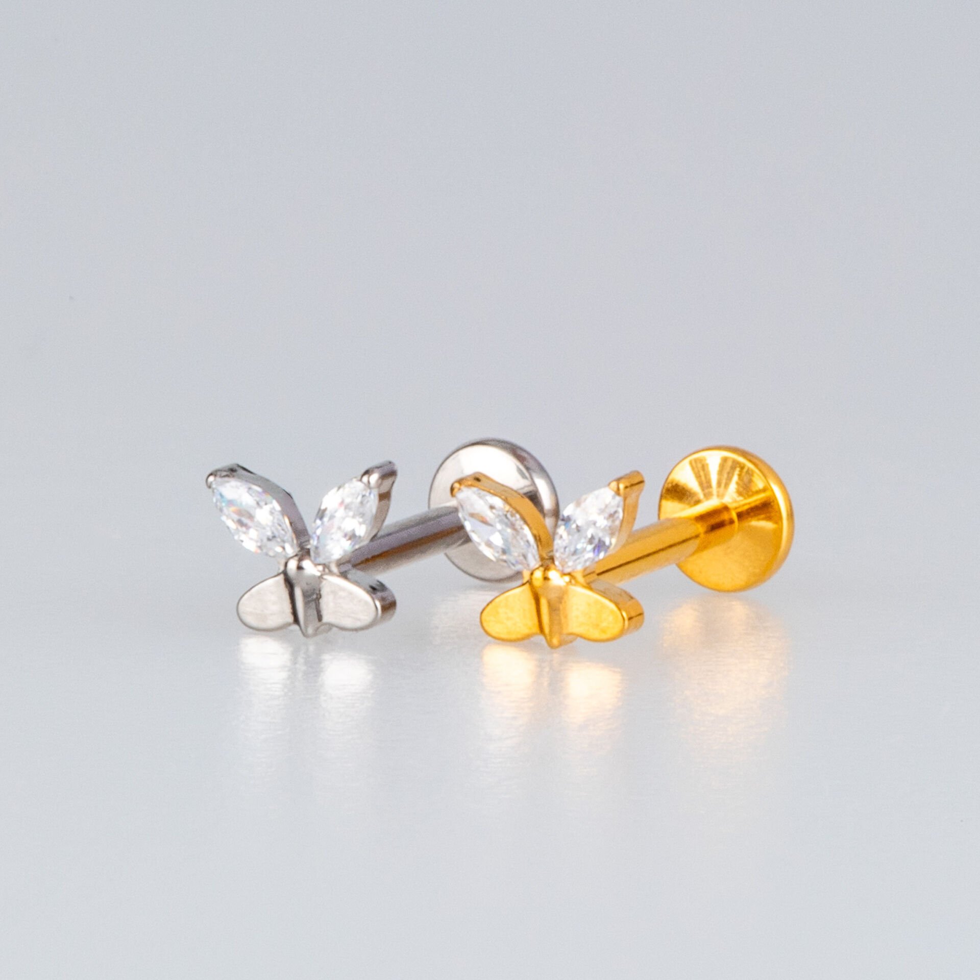 Piercing Titanyum Tragus Kelebek