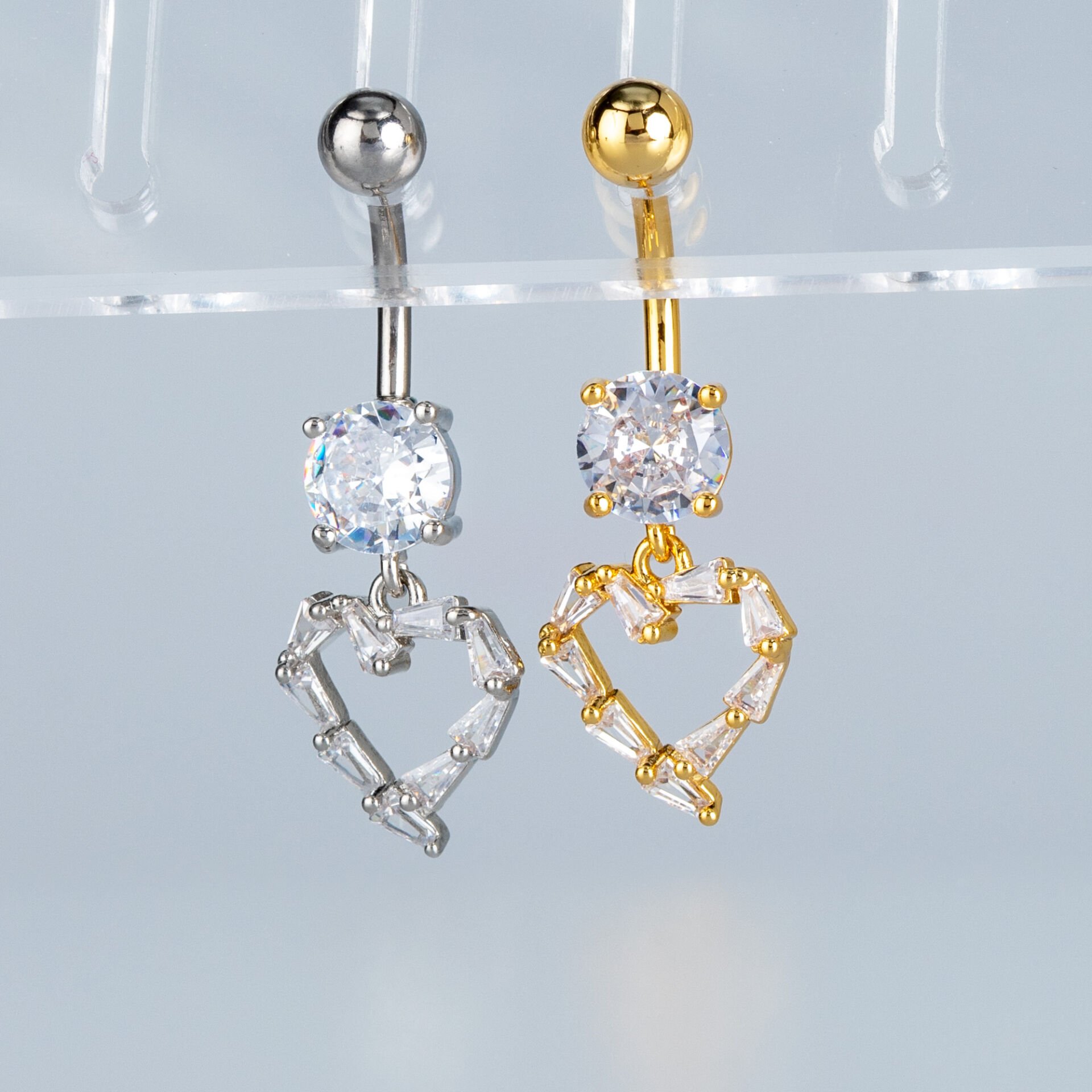 Piercing Göbek Fashion Kalp