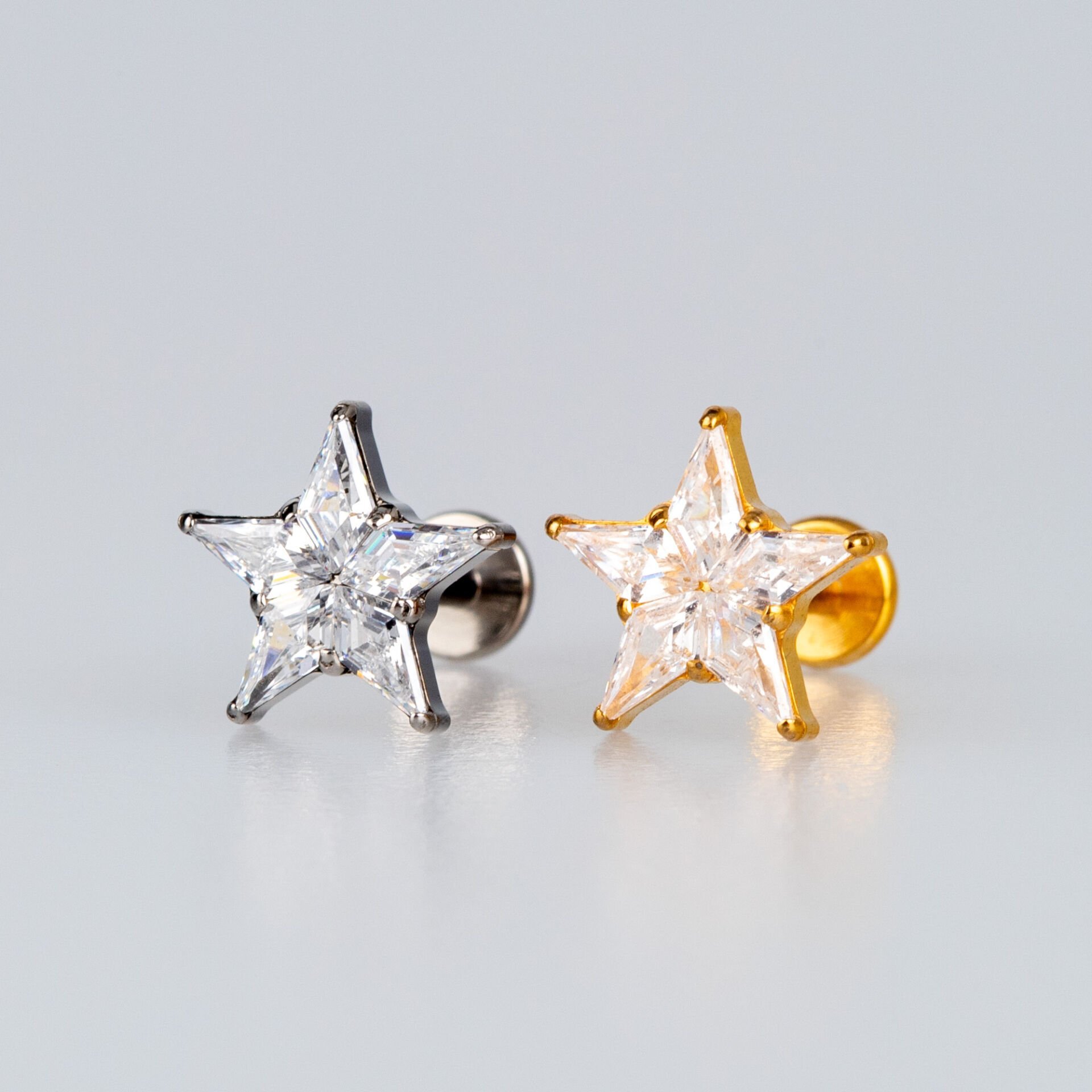 Piercing Titanyum Tragus Yıldız