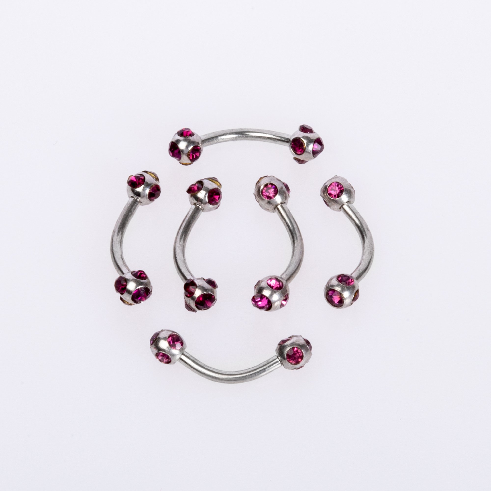 Piercing Eyebrow 3mm Stone