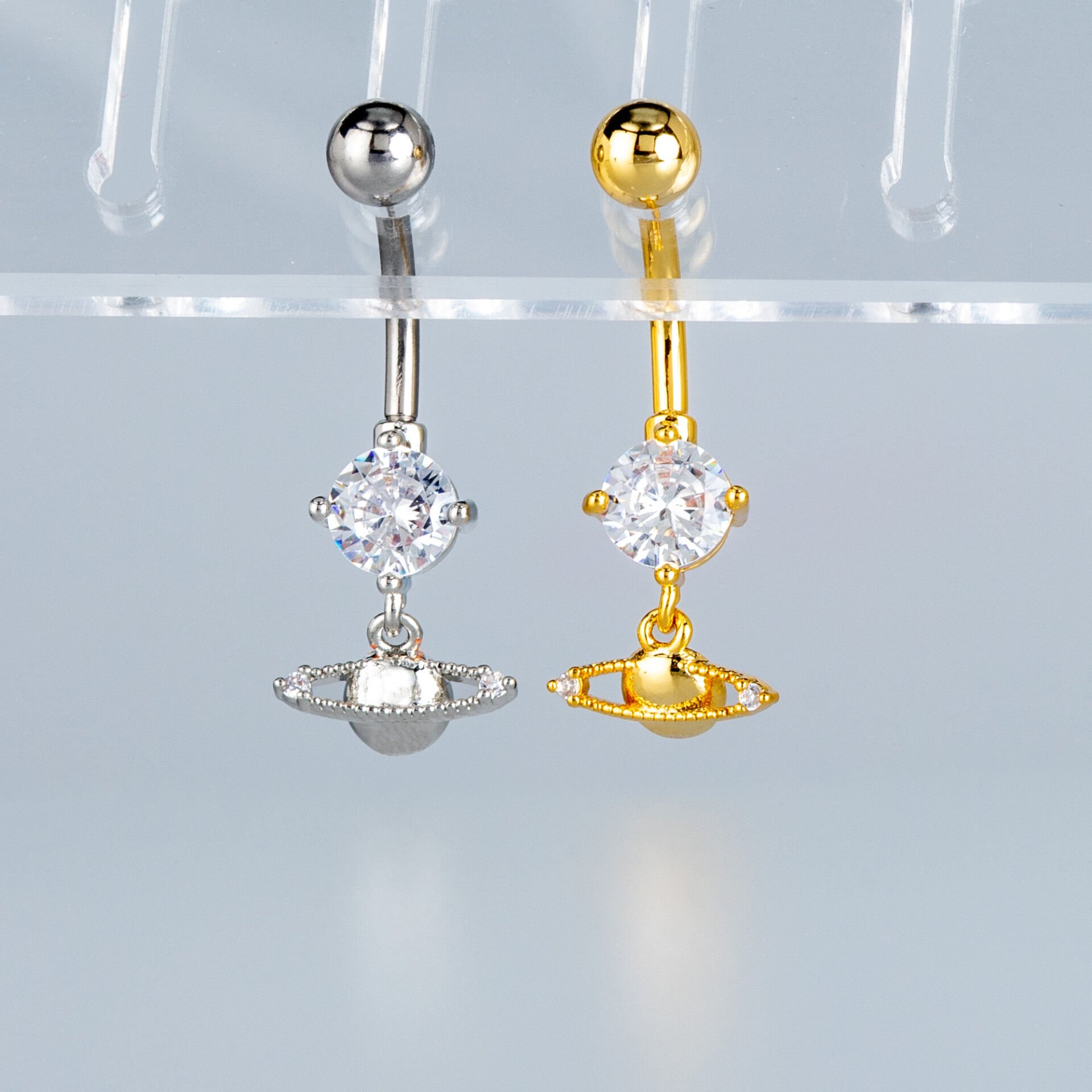 Piercing Göbek Fashion saturn