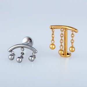 ثقب الزنمة 1 قطعة