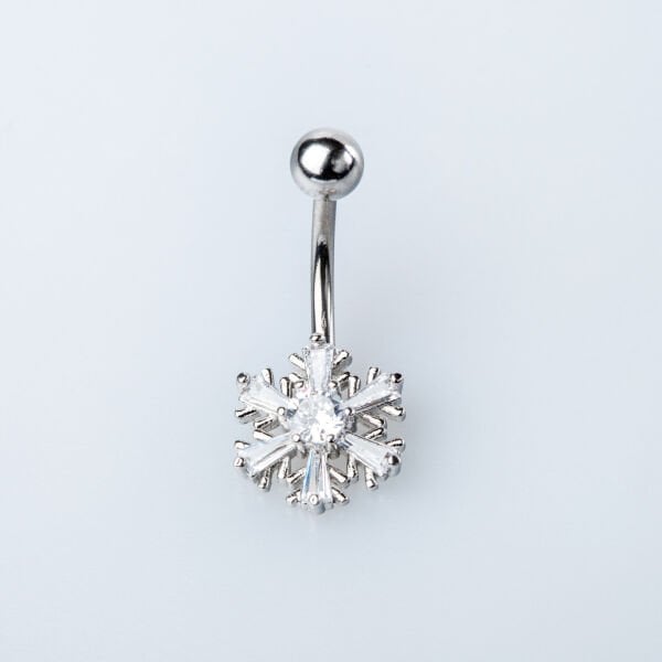 Piercing Göbek Kar Taşlı