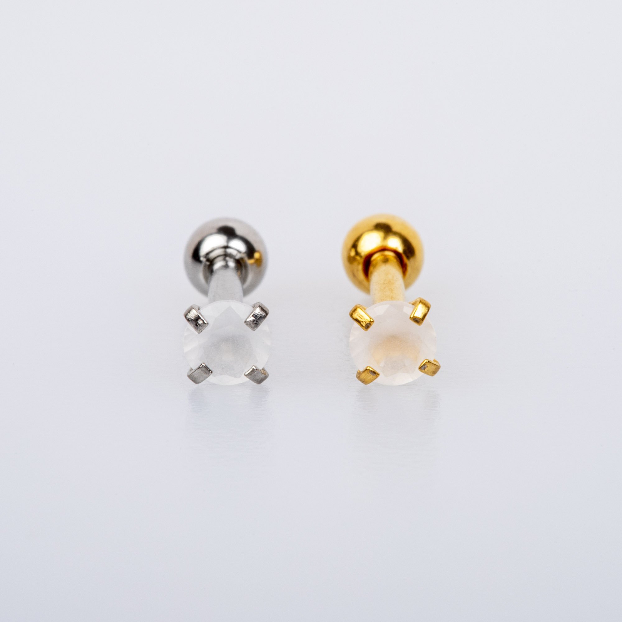 Piercing Tragus 3mm Yuvarlak Taş