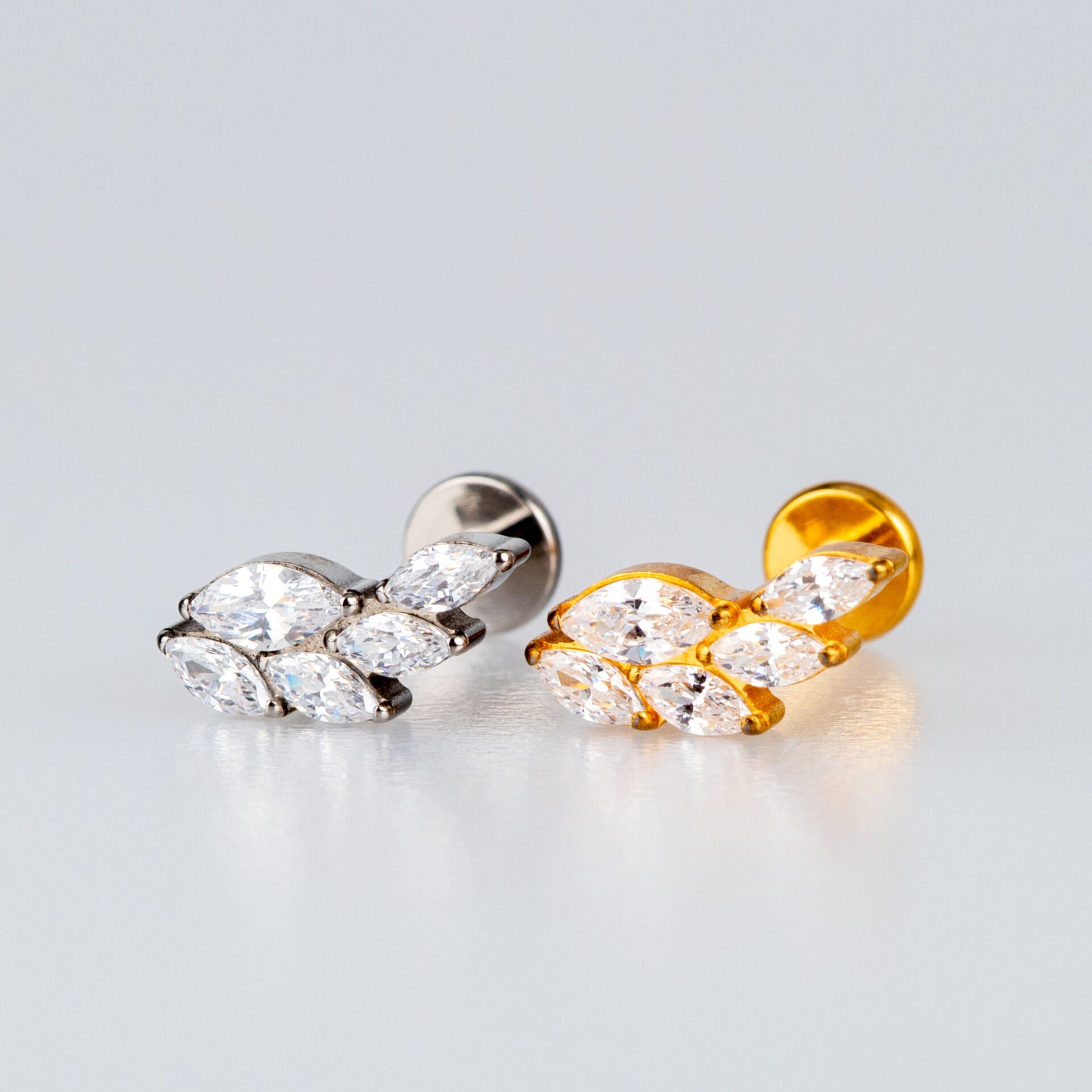 Piercing Titanyum Tragus Yaprak