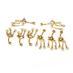 Piercing Göbek Taşlı