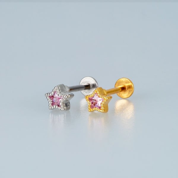 Piercing Tragus Yıldız Taş