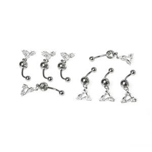 Piercing Göbek Taşlı