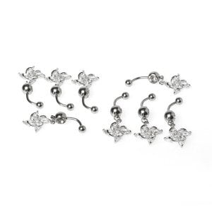 Piercing Göbek Taşlı