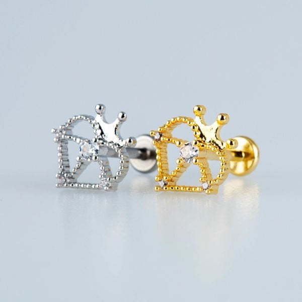 Piercing Tragus Kalp Taç