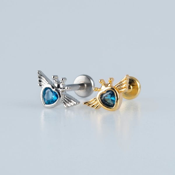 Piercing Tragus Kalp Taç