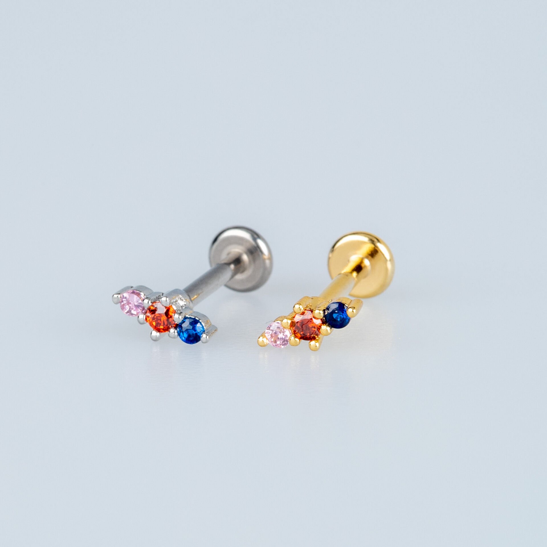 Piercing Tragus Sıralı 3 Taş