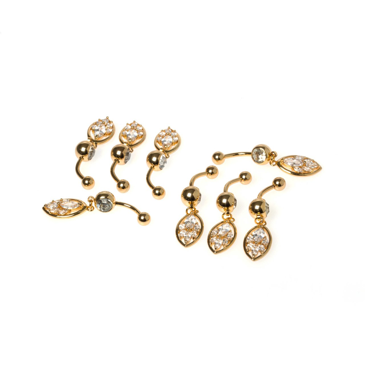 Piercing Göbek Taşlı
