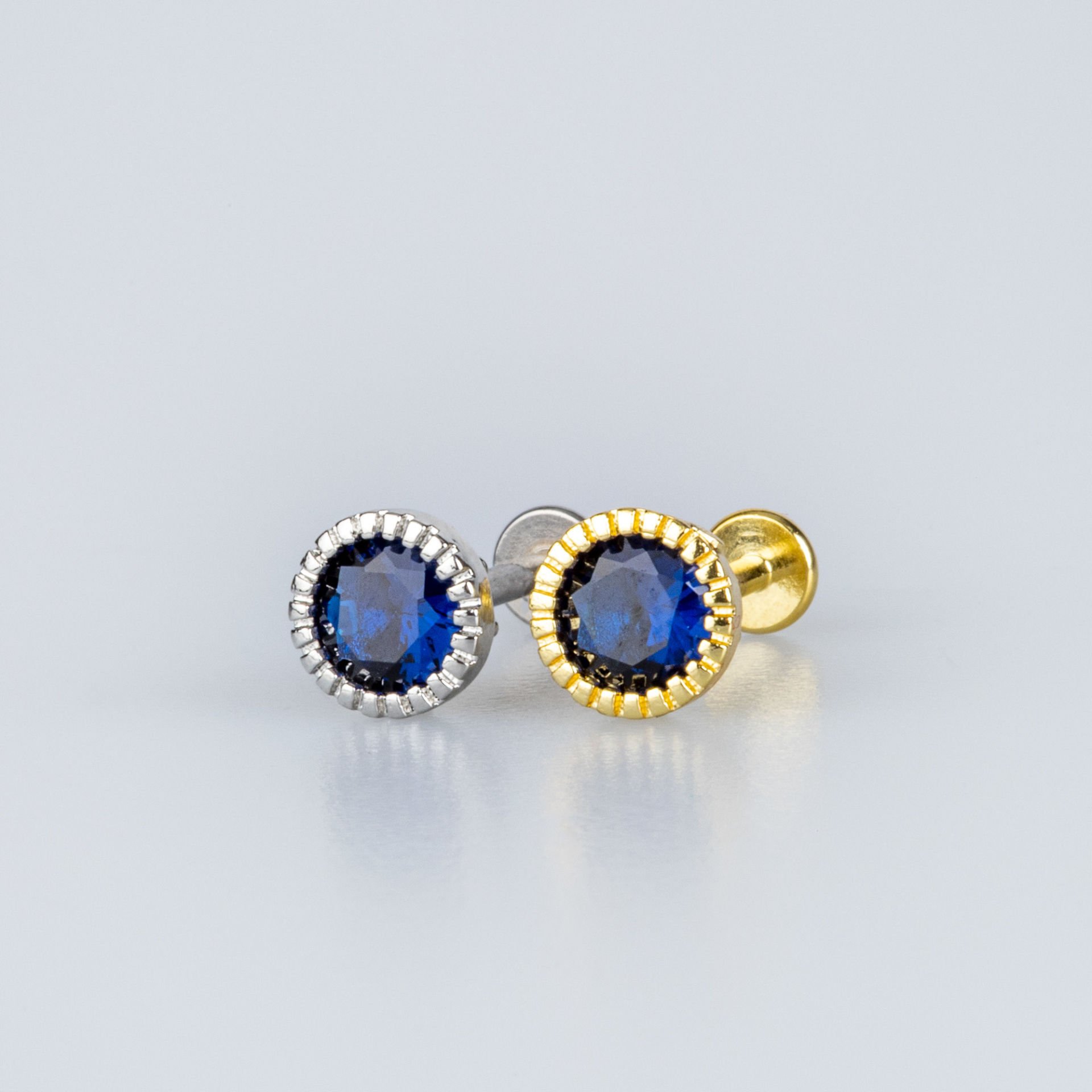 Piercing Tragus 6mm Yuvarlak Taş