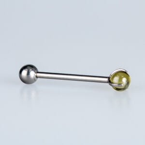 Piercing Titanyum Dil 1.6mm Bar 18mm
