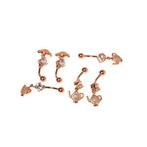 Piercing Göbek Taşlı