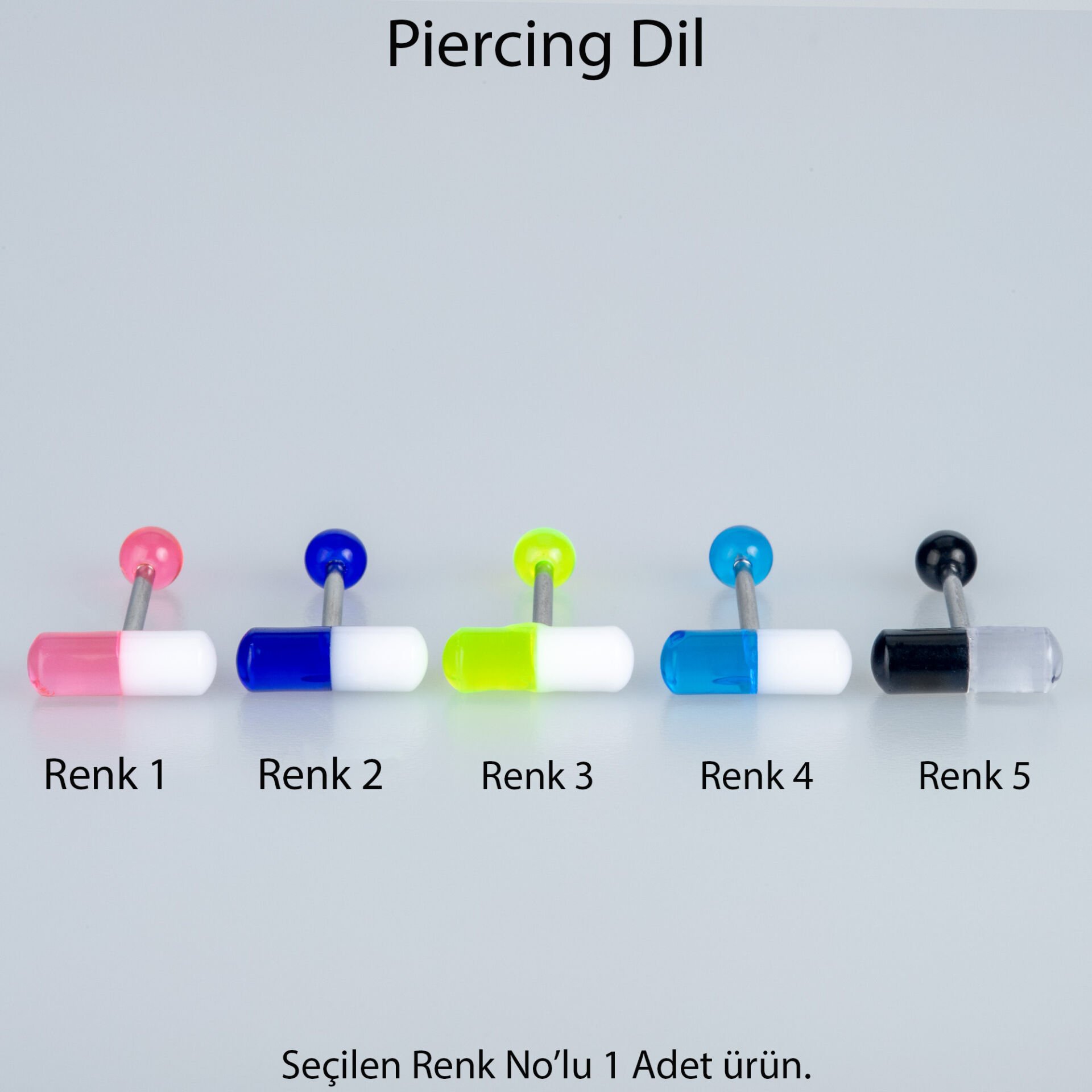 Piercing Kapsül Dil
