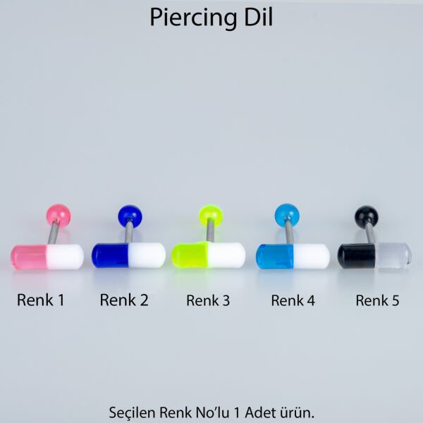 Piercing Kapsül Dil