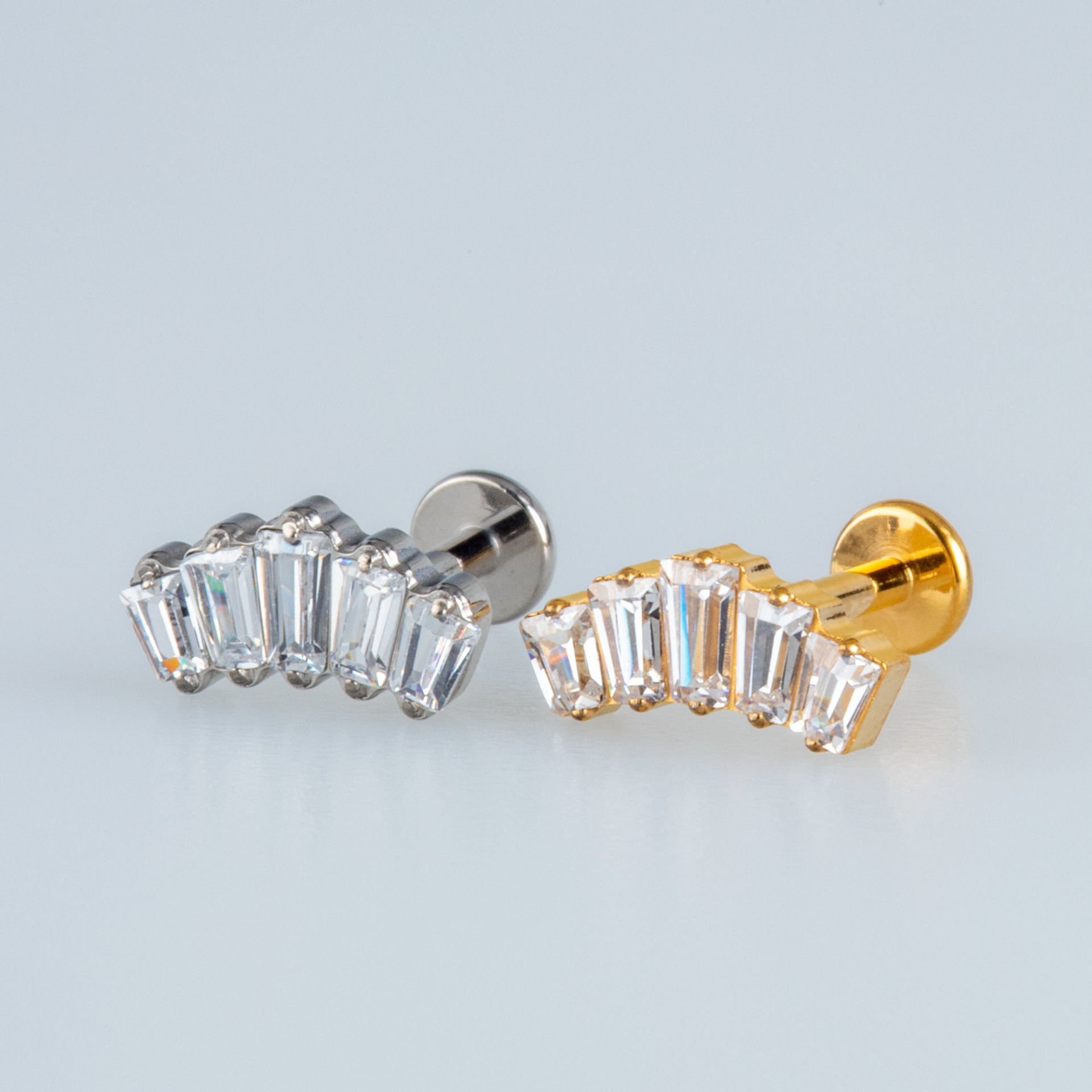 Piercing Titanyum Tragus Sutun Taş