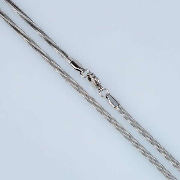 Çelik italyan Zincir Kolye 3mm
