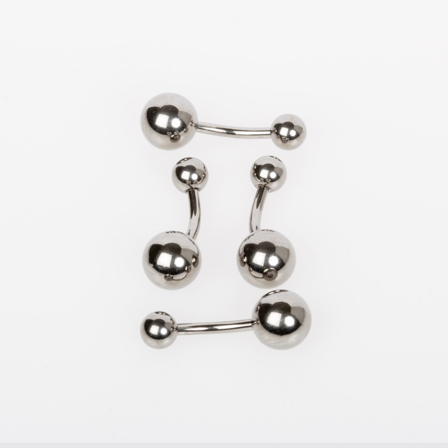 Piercing Titanyum Göbek 10-12mm Bar İlk Delim
