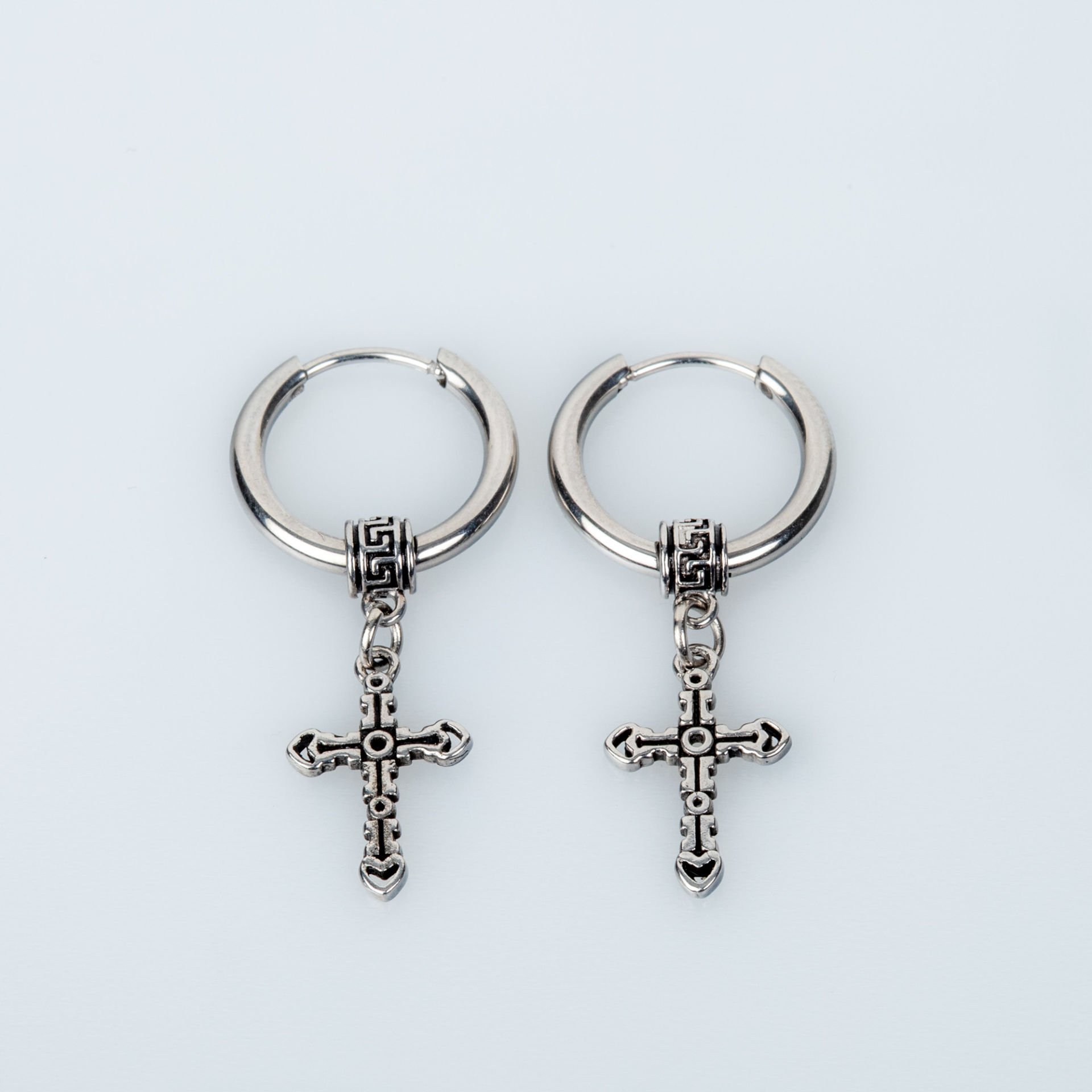 Steel Earrings - Pair